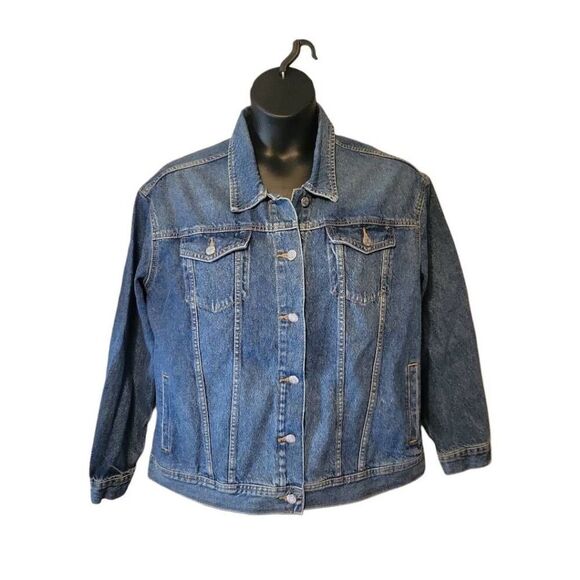 Old Navy Women's Denim Jacket Size Large - Picture 1 of 6